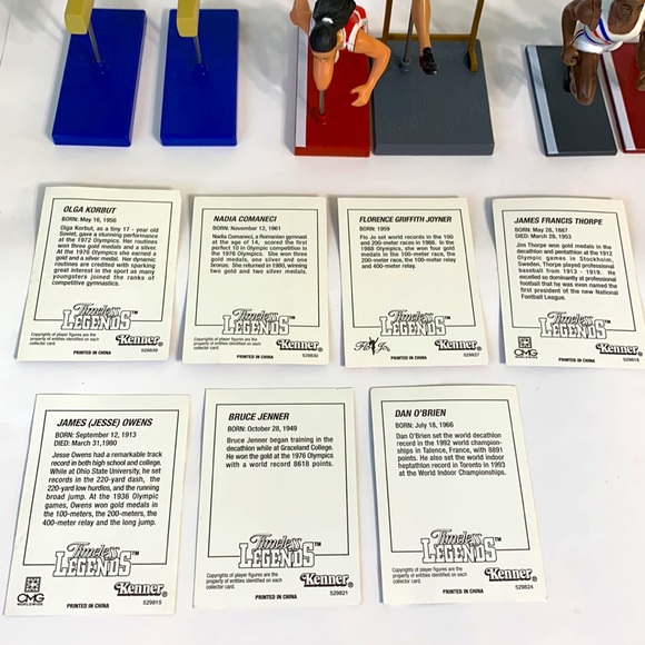 Olympic figurine w card Mattel vintage - Picture 10 of 15